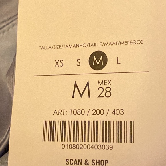 NWT. Bershka Light Blue Satin Effect Tailored Blazer. Size M. - Picture 6 of 9